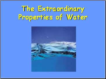 Properties of Water