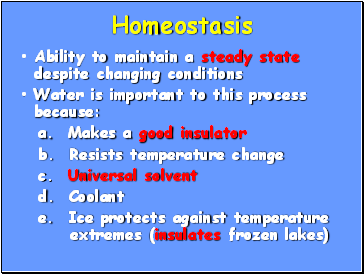 Homeostasis