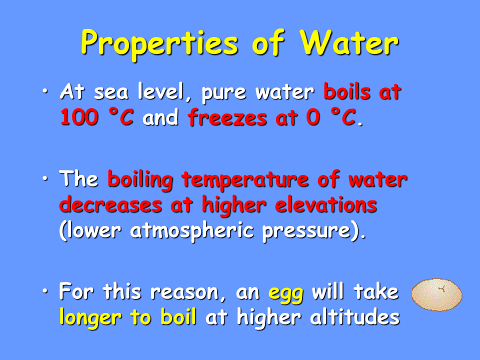 Properties of Water - Presentation Biology