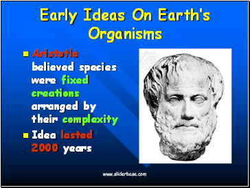 Early Ideas On Earth’s Organisms