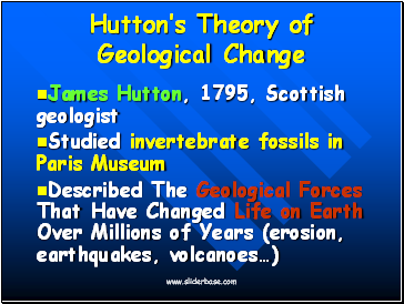 Hutton’s Theory of Geological Change