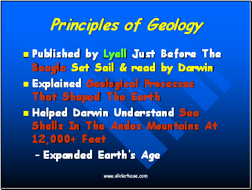 Principles of Geology