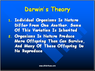 Darwin's Theory
