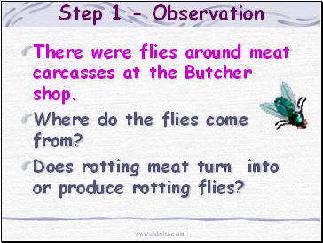 Step 1 - Observation