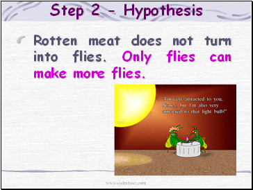 Step 2 - Hypothesis