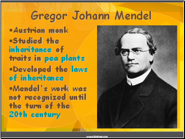 Gregor Johann Mendel