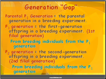 Generation Gap