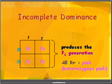 Incomplete Dominance