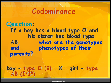 Codominance