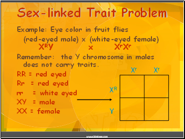 Sex-linked Trait Problem