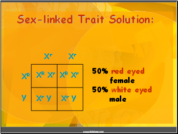 Sex-linked Trait Solution: