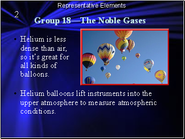 Group 18—The Noble Gases