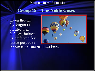 Group 18—The Noble Gases