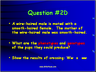 Question #2D