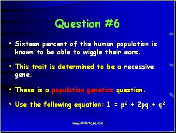 Question #6