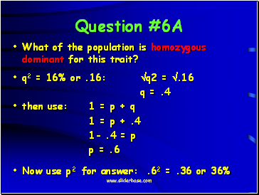 Question #6A