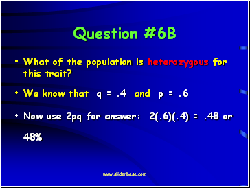 Question #6B
