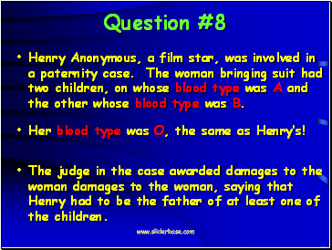 Question #8