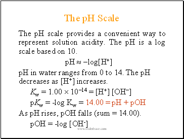 The pH Scale