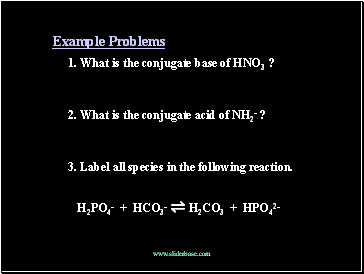 Example Problems