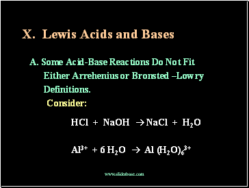 Lewis Acids and Bases