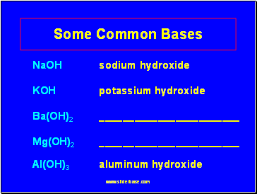 Some Common Bases