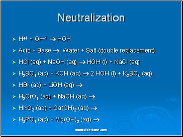 Neutralization