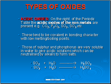 Topic 10: ACIDS, BASES & SALTS