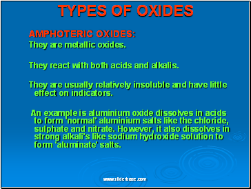 Topic 10: ACIDS, BASES & SALTS