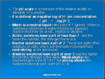 Topic 10: ACIDS, BASES & SALTS