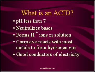What is an ACID?