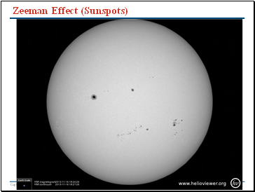 Zeeman Effect (Sunspots)