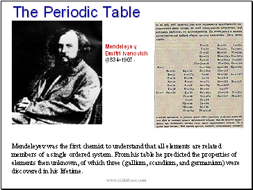 The Periodic Table