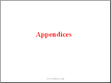 Appendices