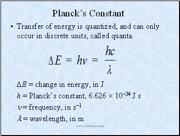 Plancks Constant