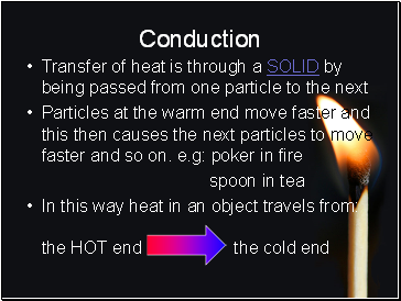 Conduction