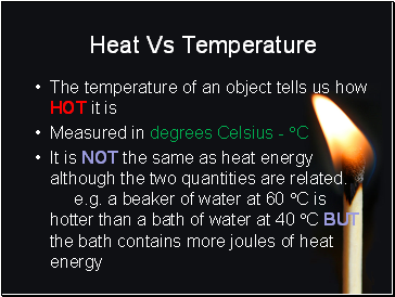 Heat Vs Temperature