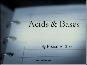 Acids & Bases