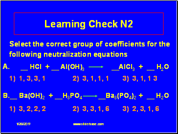 Learning Check N2