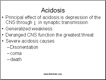 Acidosis