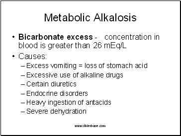 Metabolic Alkalosis