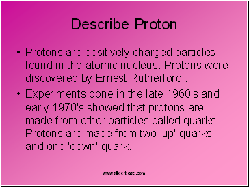 Describe Proton