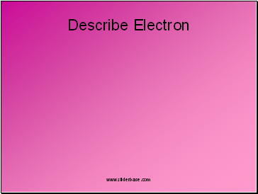Describe Electron