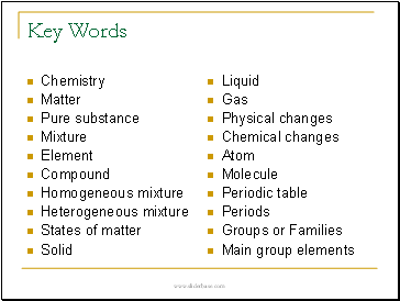 Key Words