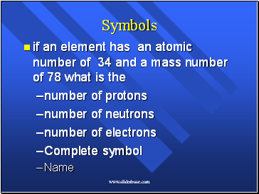 Symbols