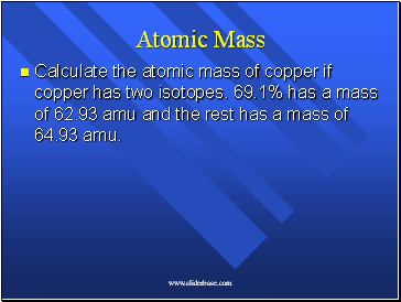 Atomic Mass