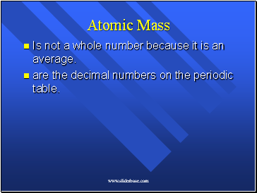 Atomic Mass