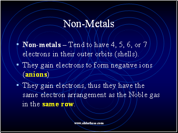 Non-Metals