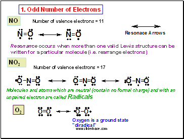 1. Odd Number of Electrons