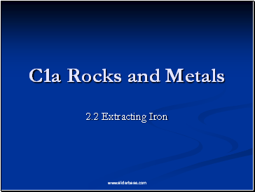 C1a Rocks and Metals